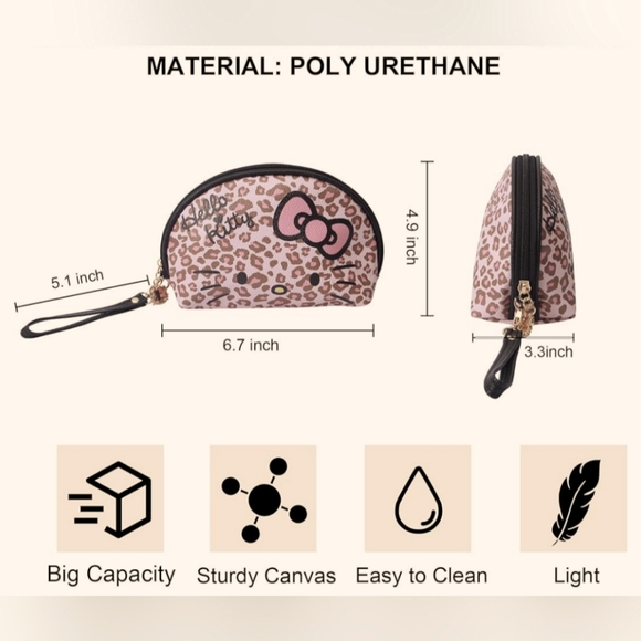 Sanrio Hello Kitty Small Makeup Bag - Picture 3 of 7